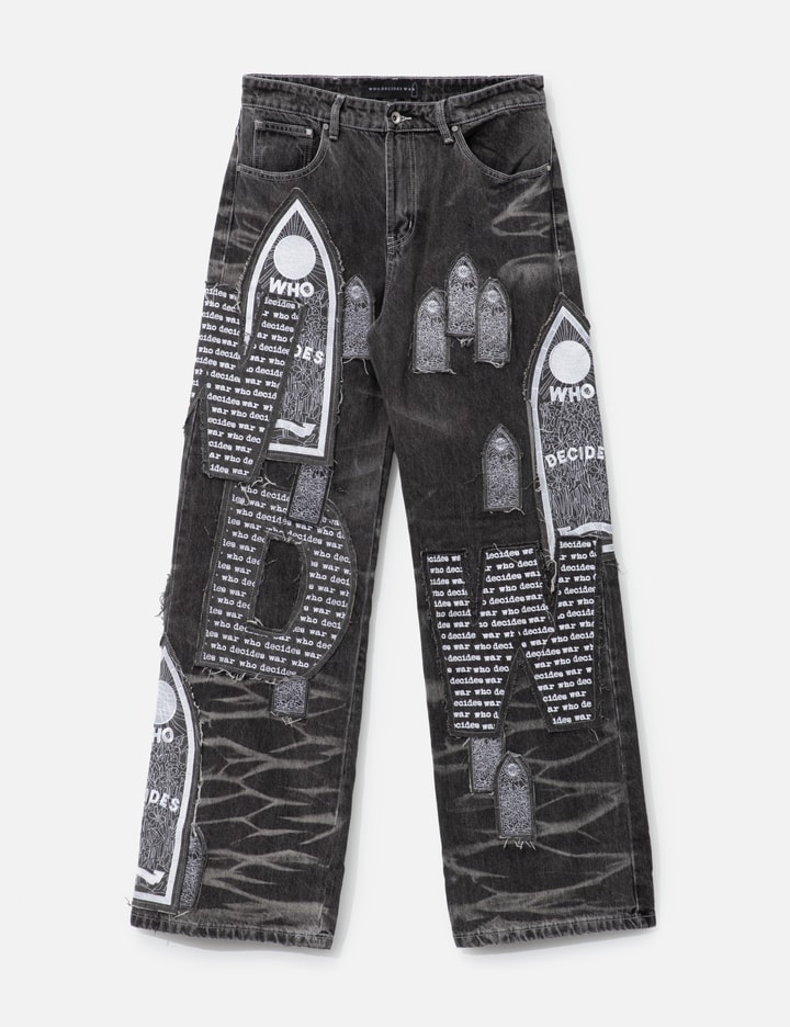 Motif Patched Denim Placeholder Image