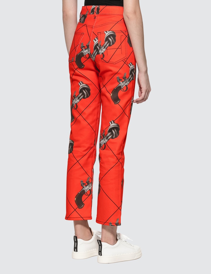 Guns Boyfit Denim Pants Placeholder Image