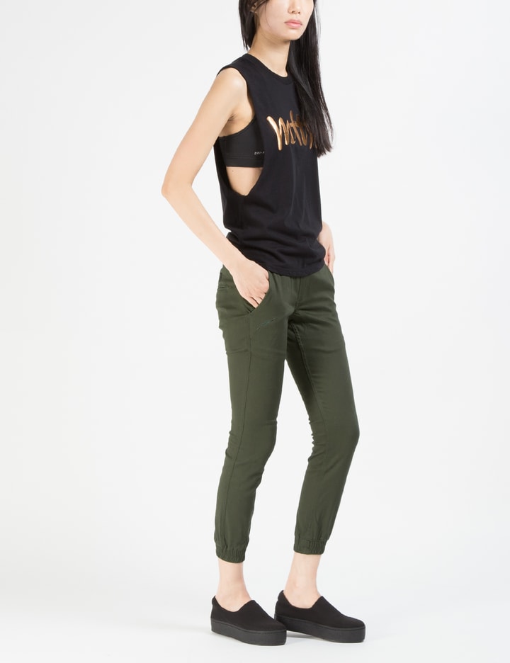 Olive Women Sprinter Jogger Pants Placeholder Image