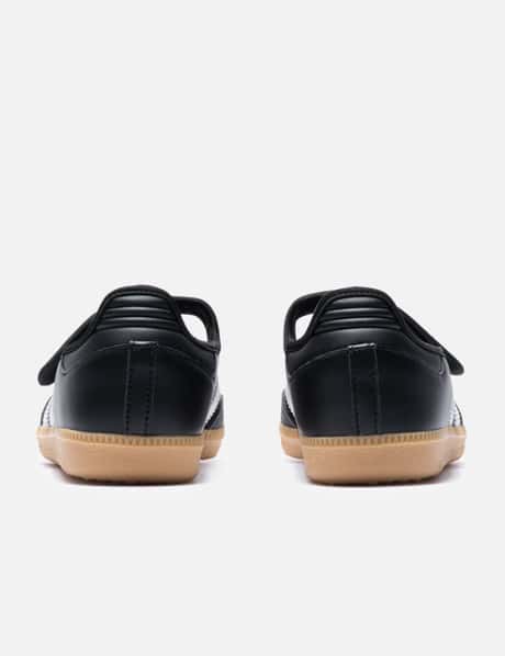 adidas Originals Samba Jane - Classic leather sneaker with velcro strap |  HBX