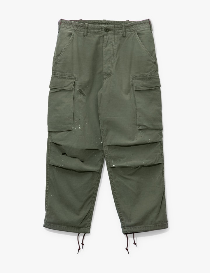 Madness Paint Cargo Pants In Green