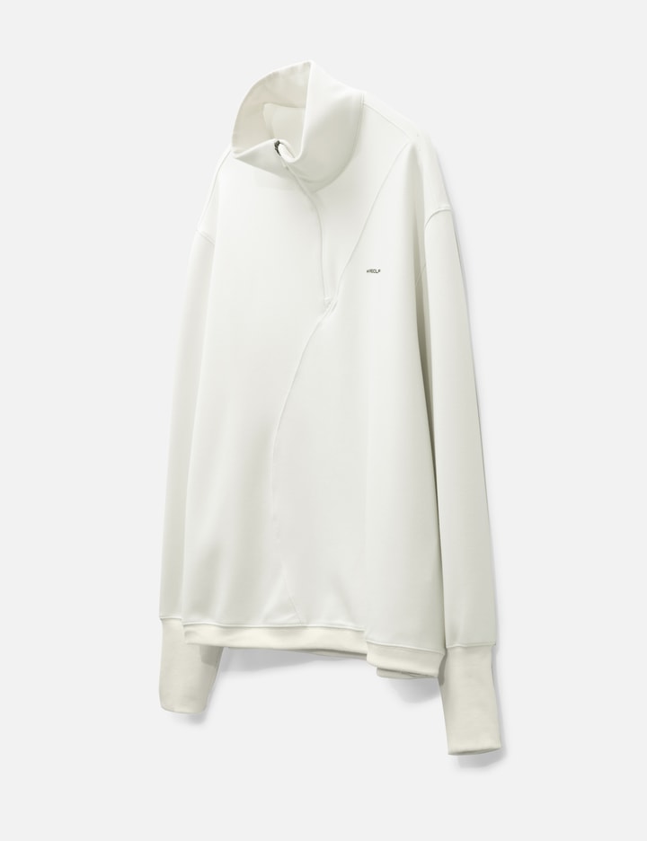 Hypegolf X Post Archive Faction (paf) Half-zip Sweatshirt In White
