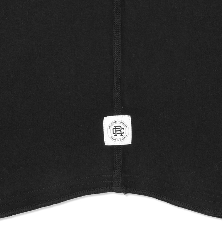 Black Solid Jersey L/S Raglan T-Shirt Placeholder Image