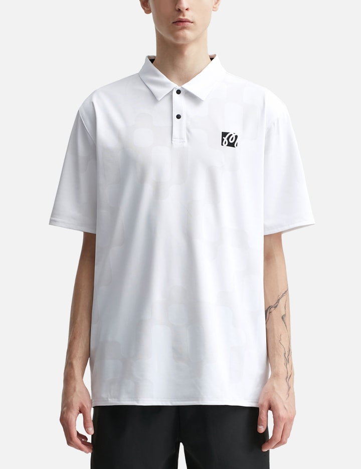 Malbon Golf Malbon Performance Mesh Paneled Polo