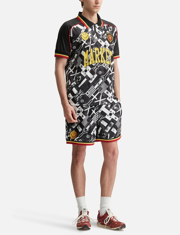 Market Smiley International Flags Soccer Shorts