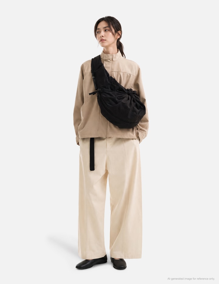 côte&ciel Po Smooth Black Bag