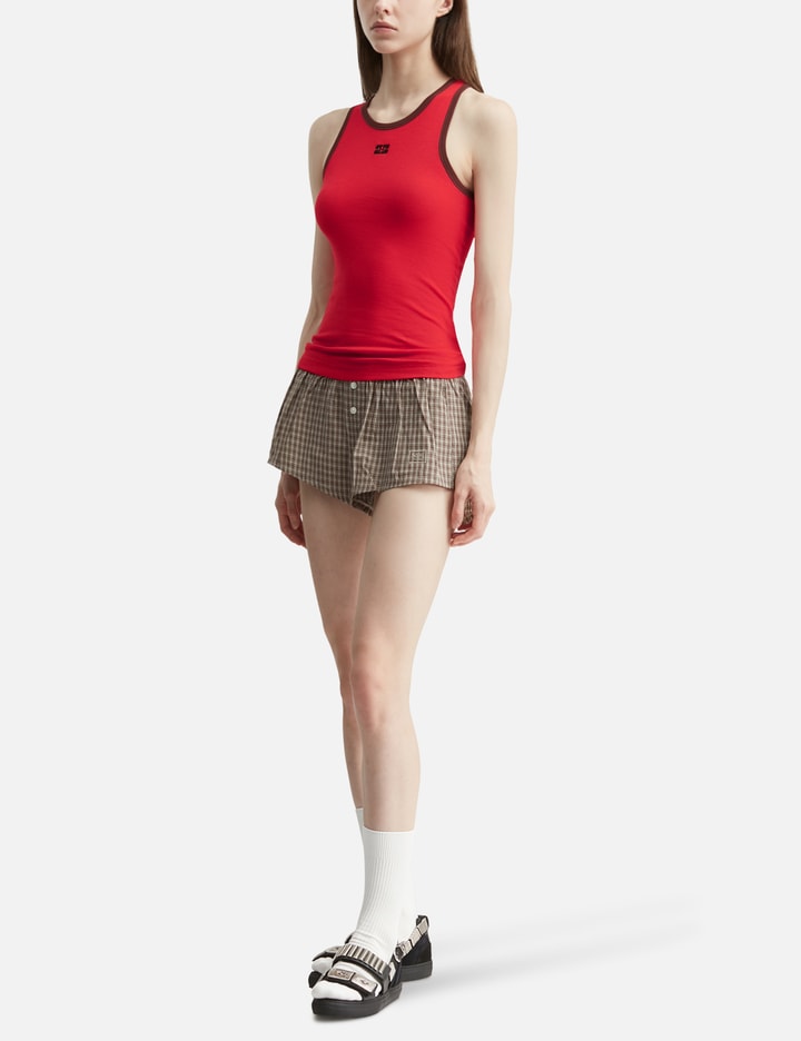 Ganni Tank Top In Red