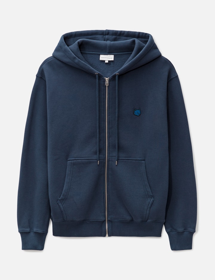 Bold Fox Head Patch Comfort Zipped Hoodie Placeholder Image