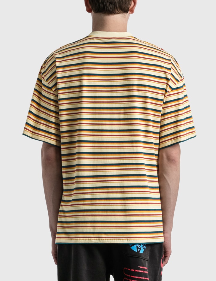 Nineties Blocked Striped T-shirt Placeholder Image