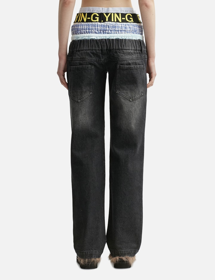 Praying Boxer Jeans Black