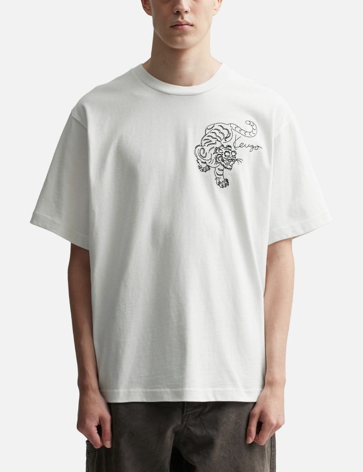 'Kenzo Star Tiger' Oversized Embroidered T-shirt Placeholder Image