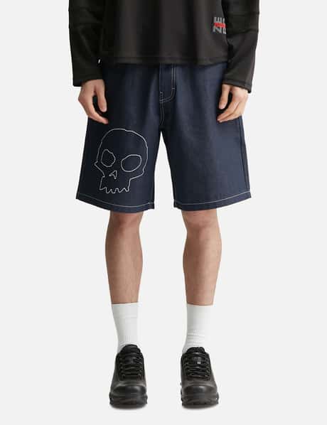 Zero X Pleasures Skull Jorts view 10