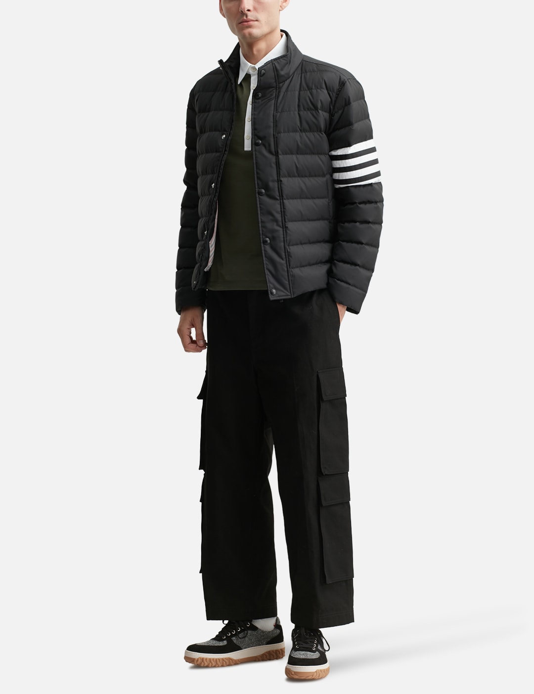 Down Filled 4-Bar Jacket view 16