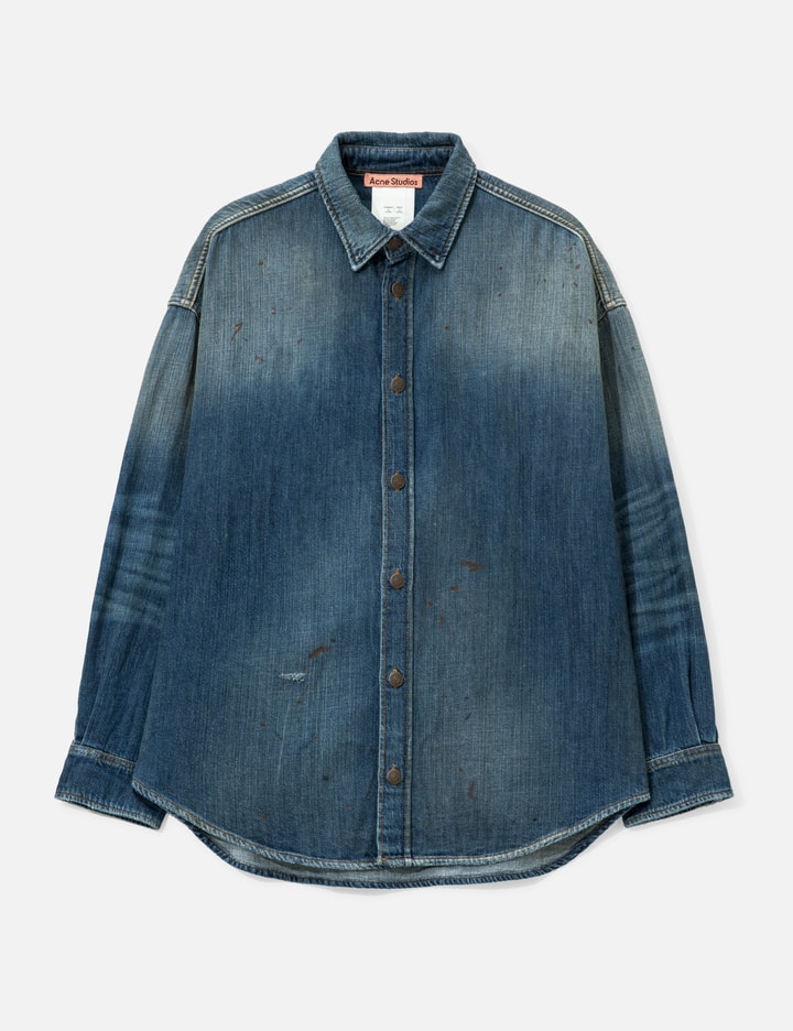 Acne Studios Denim Long Sleeve Shirts
