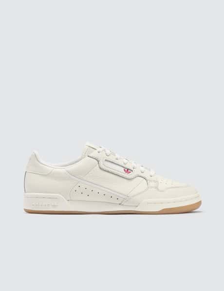 adidas gazelle silver green womens Continental 80 Stripes Shoes Cloud White Size 6.5 by adidas main image 1