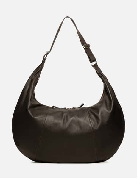 YOKE Calf Leather Shoulder Bag Large