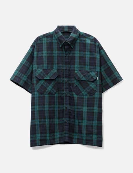 Grocery Grocery ST-011 Oversized Check Short Sleeves Shirt