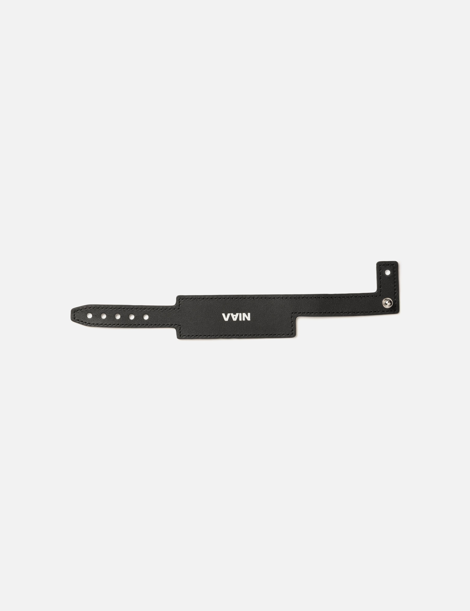 ID Leather Bracelet Black view 10