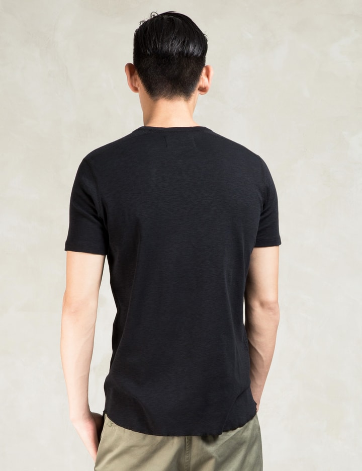 Black 1x1 Slub S/s Crewneck T-shirt Placeholder Image