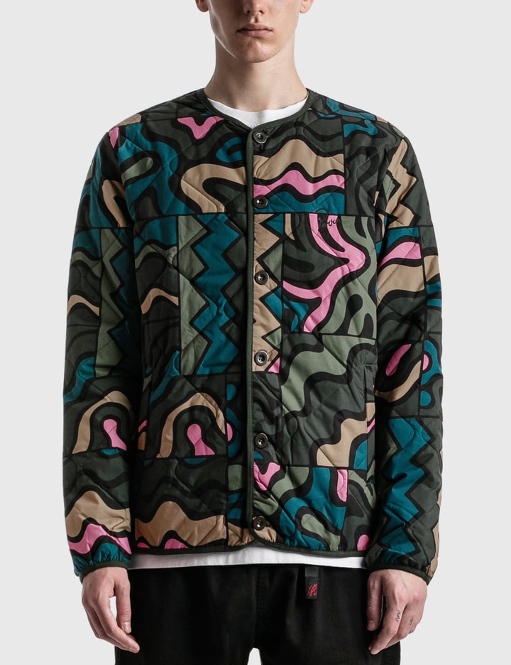 Gem Stone Pattern Quilted Jacket Placeholder Image
