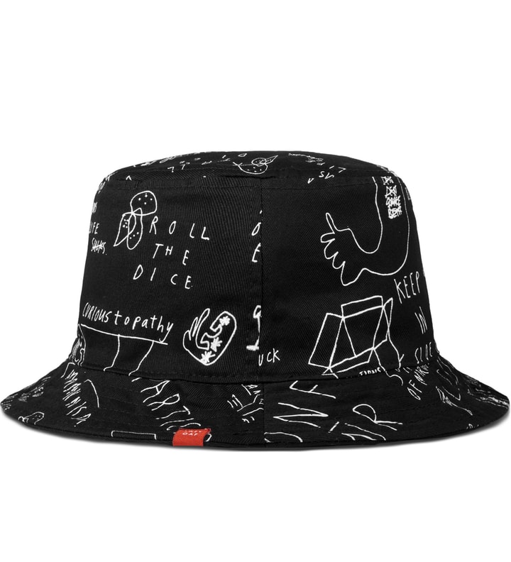 Black Bucket of Sketch Bucket Hat Placeholder Image