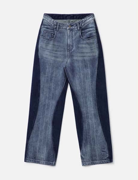 Ader Error Mix Panel Jeans