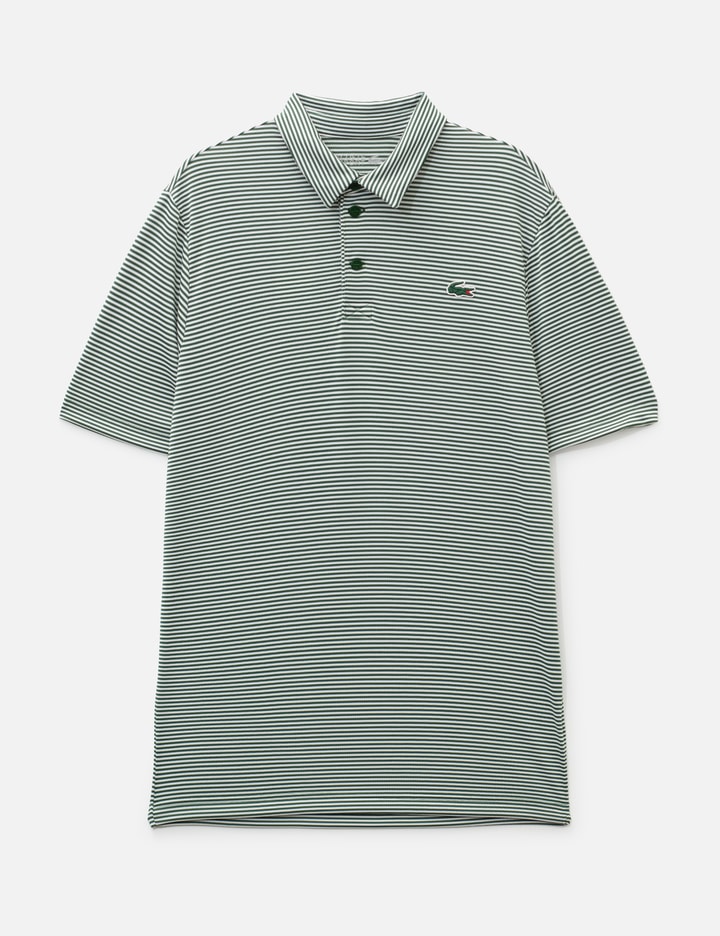 Lacoste Ultra Dry Striped Golf Polo Shirt