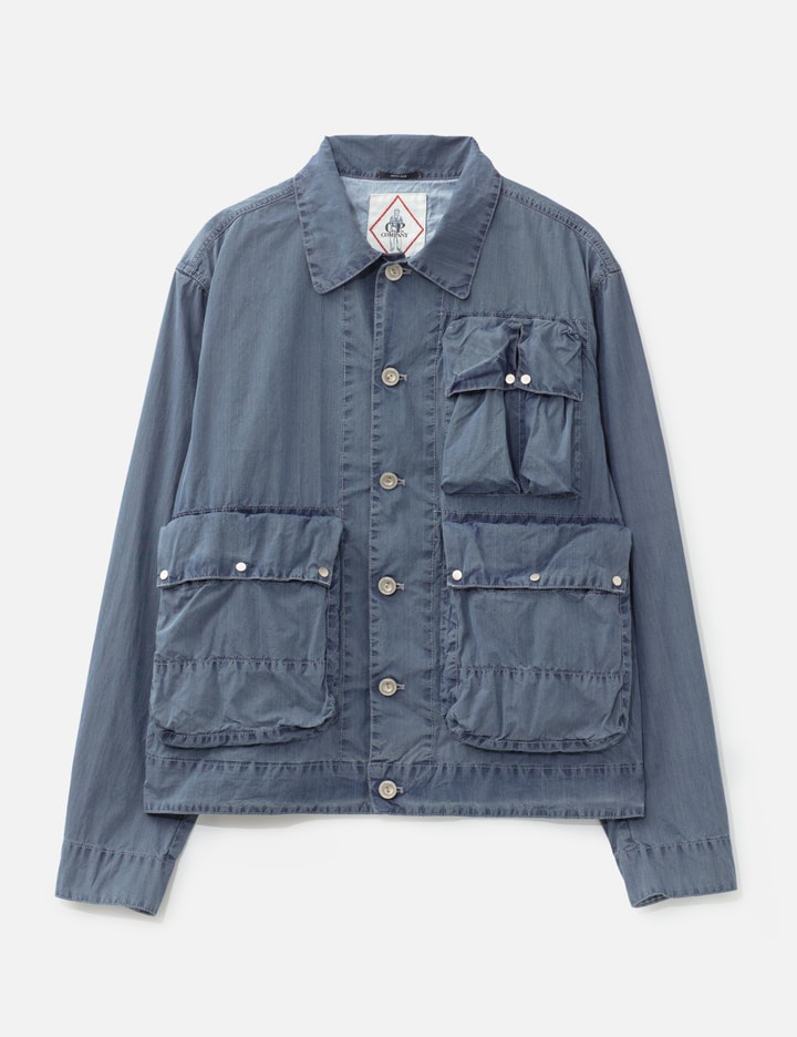C.P. Company 50 Fili Indigo Bleached Goggle Jacket