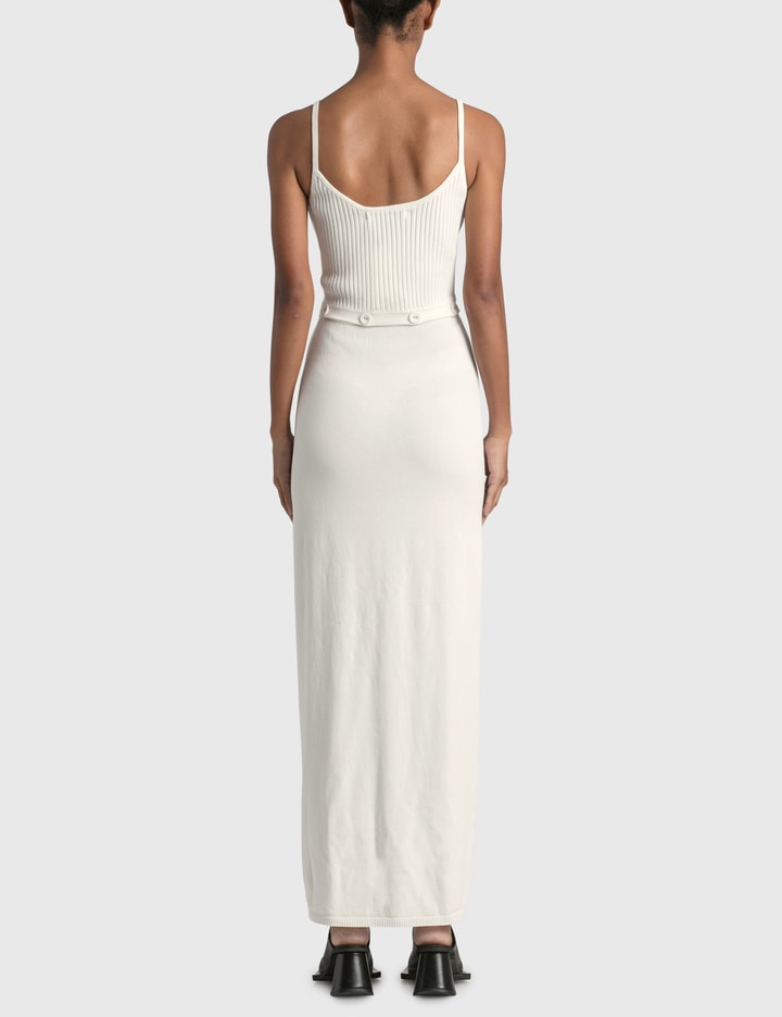 Ruched Disconnect Knit Cami Dress Placeholder Image