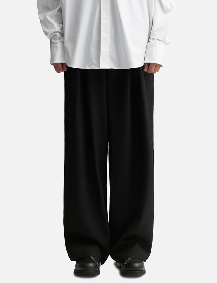 LARGE SMOKING TROUSERS WITH BOX PLEATS Placeholder Image