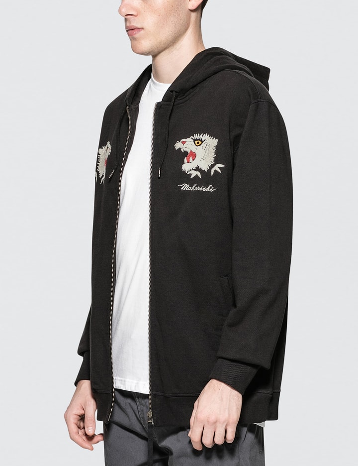 White Tiger Zipup Hoodie Placeholder Image