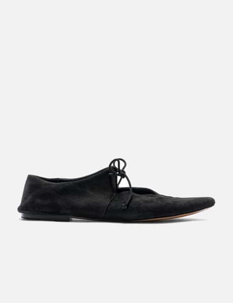 CELINE Suede Babouche Flats