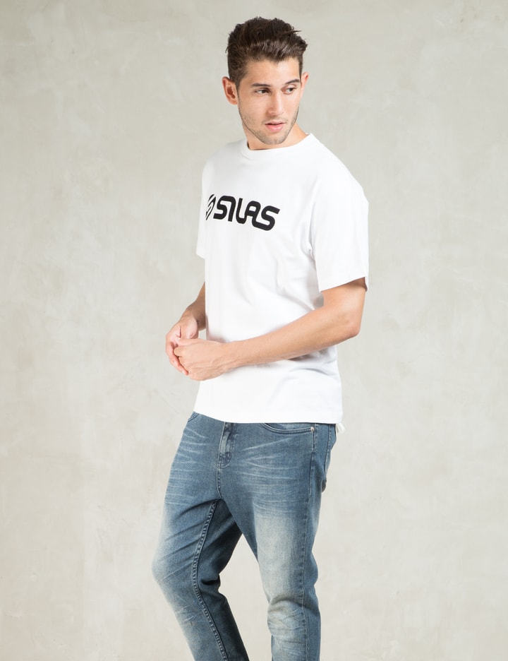 White Old Logo Flocky S/S T-Shirt Placeholder Image