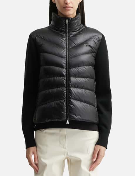 Moncler Padded Wool Cardigan HBX - Main Image