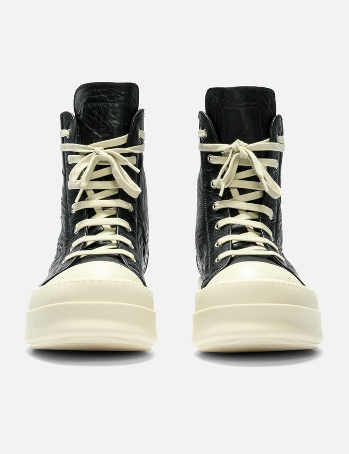 Rick Owens Mega Bumper Sneaks In Tumbled Lamb Leather