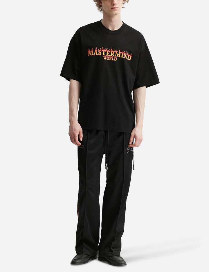 マスターマインド・ワールド Skull On Fire Boxy SS Tee Ver.1
