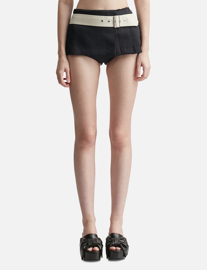 Belted Pleated Skorts Placeholder Image