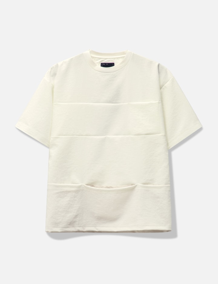 Meanswhile Packable Pocket Tee In White