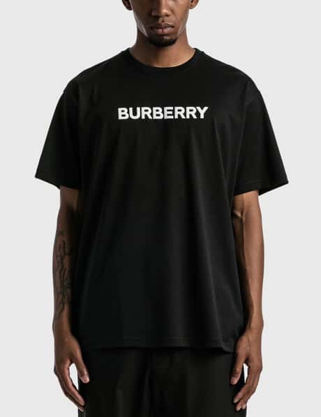 Burberry Logo Print Cotton Oversized T-shirt HBX