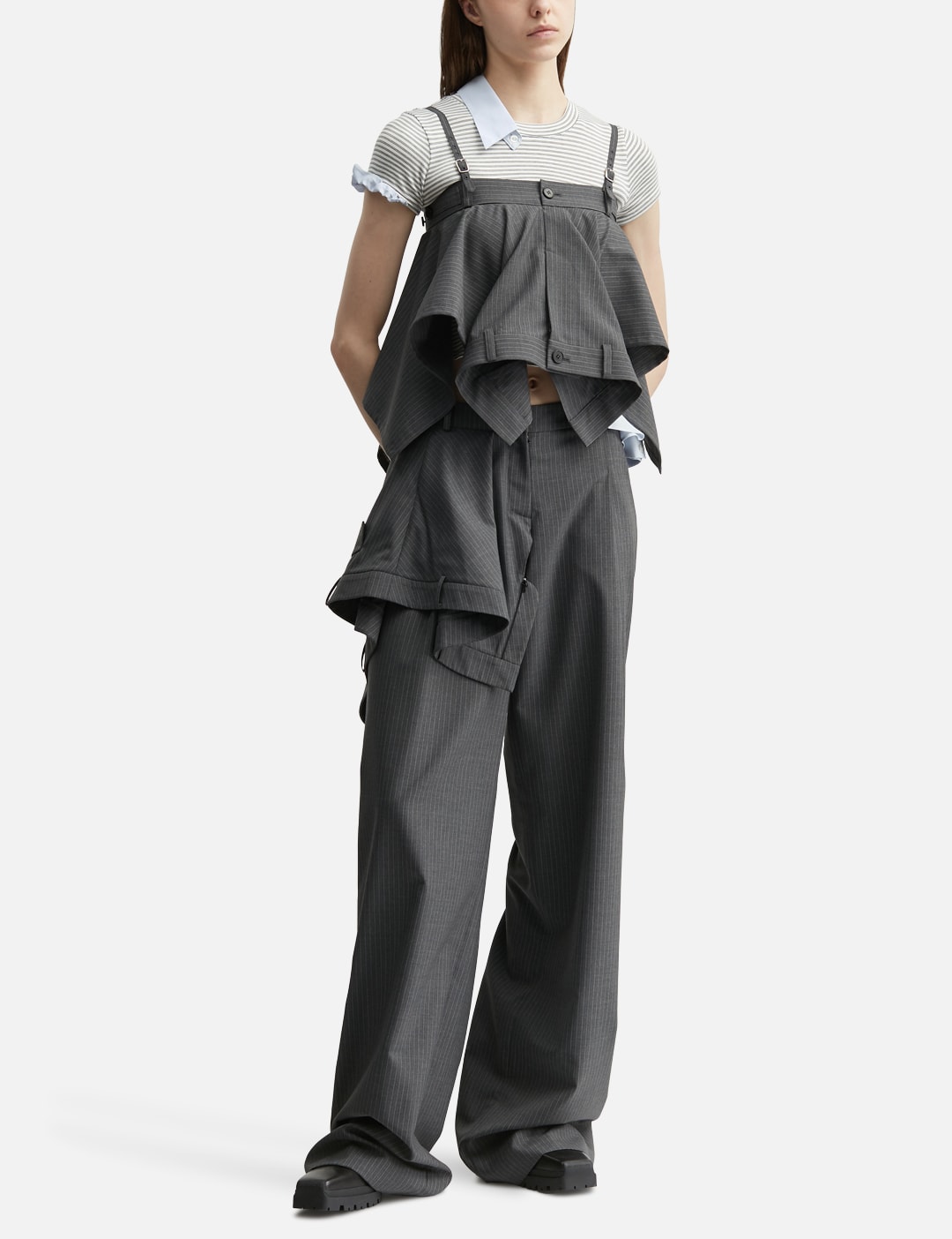 Pants Detail Flare Top view 18