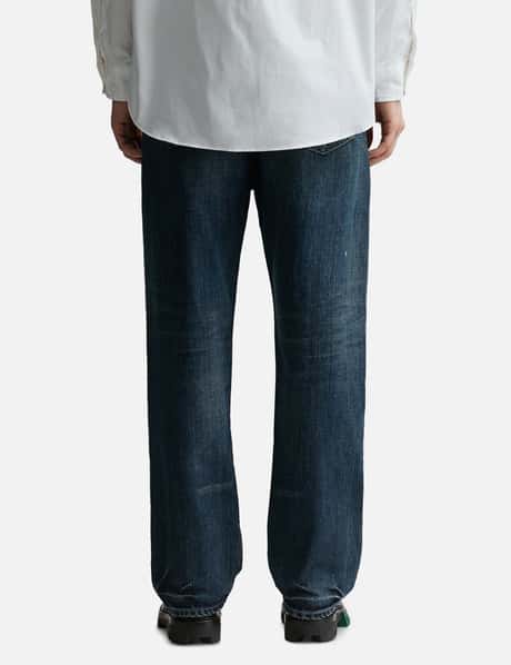 NEIGHBORHOOD - Washed Denim DP Basic Pants | HBX - Globally 