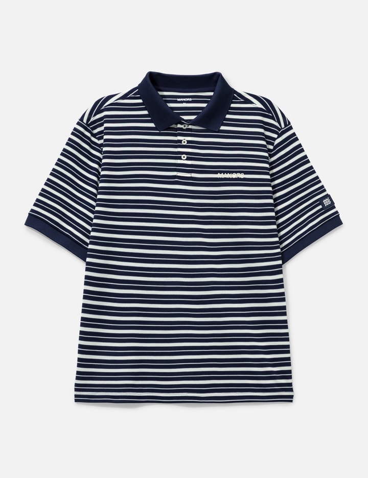 Manors Golf Goat Pique Polo Striped