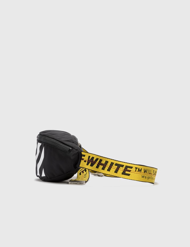 OFF-WHITE Industrial strap nylon duffle bag 'Black Yellow