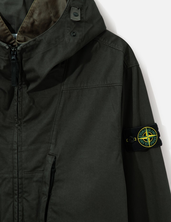 Stone Island Raso Gommato Hooded Jacket