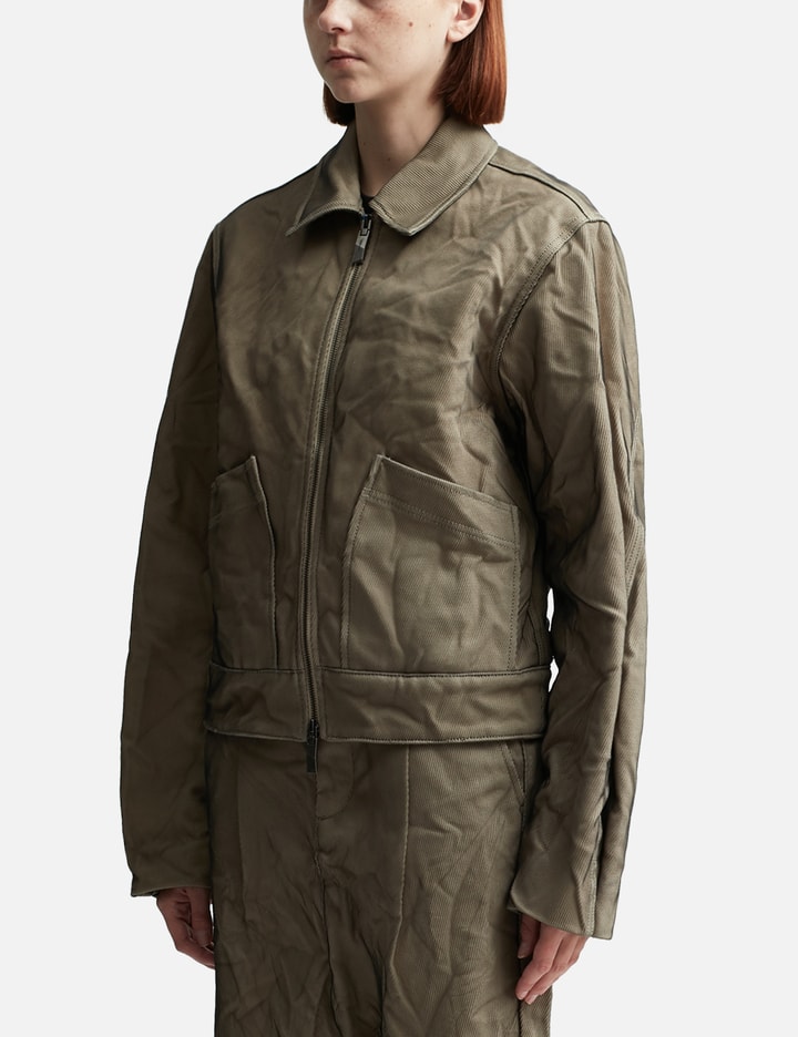 Product. 25 Semi-oversized Layered Wrinkled Jacket Placeholder Image