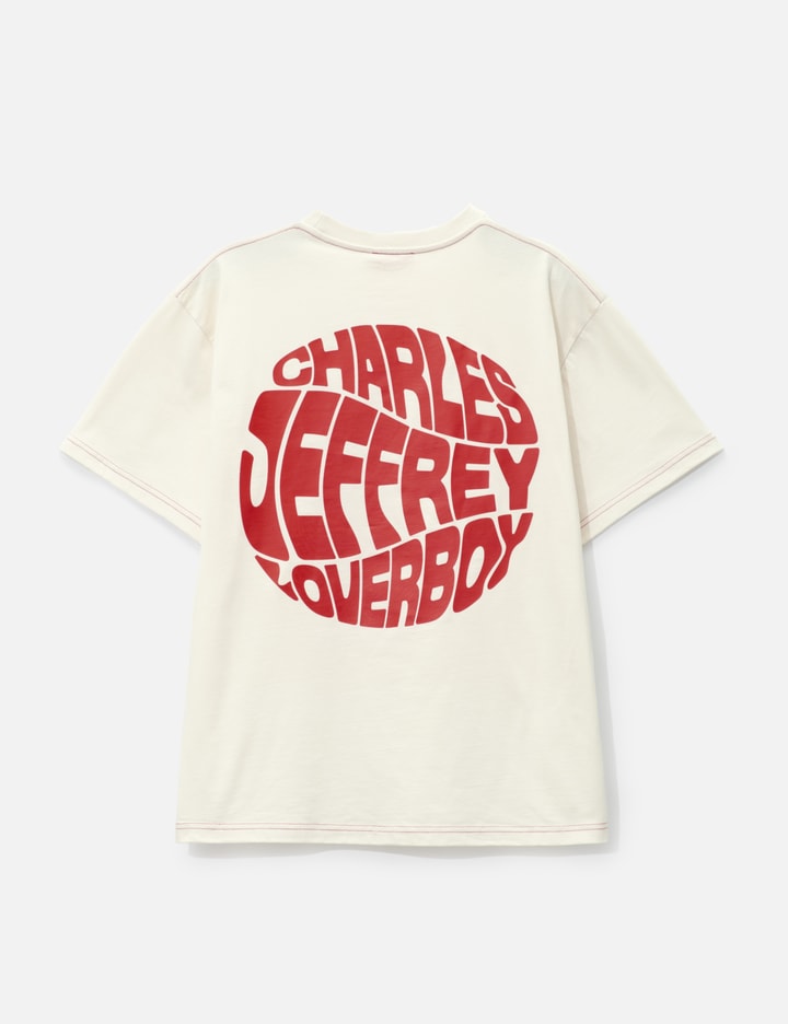 Shop Charles Jeffrey Loverboy Printed Logo T-shirt In White