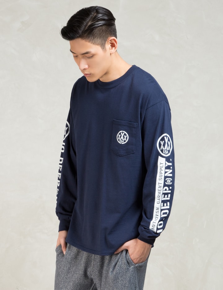 Navy L/S Offshore T-Shirt Placeholder Image