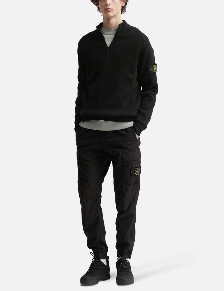 Stone Island Half Zip Waffle Knit