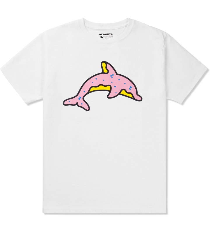 White Dolphin Donut T-Shirt Placeholder Image
