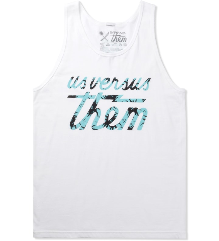 White Tropical Magnum Tank Top Placeholder Image